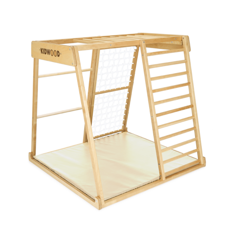 KIDWOOD Sailor playground base WHITE EDITION (climbing frame + mat)